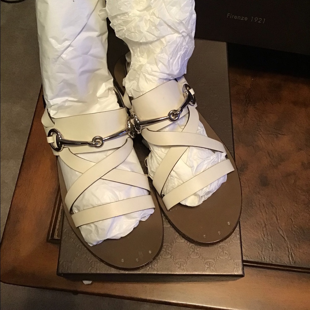 Gucci sandals with horsebit